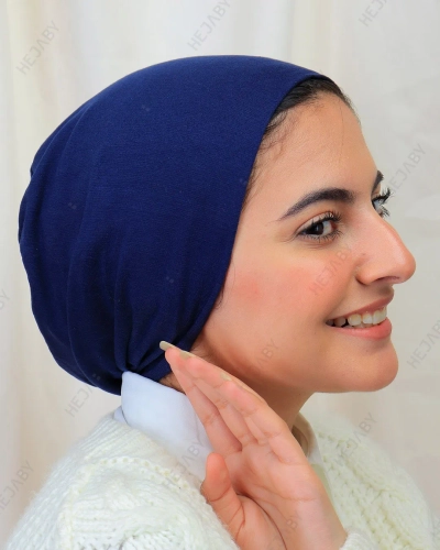 بونيه بدون خياطه - ازرق