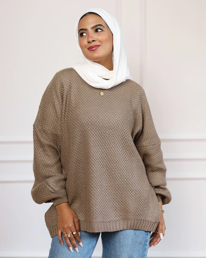 plain tricot pullover - all colors