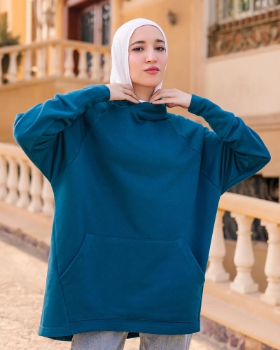 هودي - ازرق