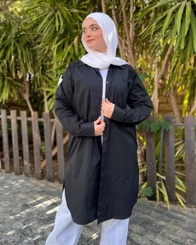 شيميز طويل  - black