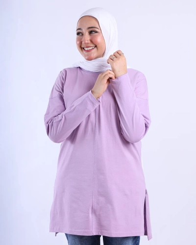 تيشرت حجابي - purble - مقاس 2
