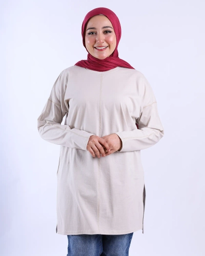 تيشرت حجابي - grey - مقاس 2