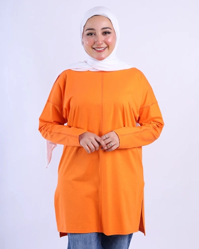 تيشرت حجابي - برتقالي - مقاس 2