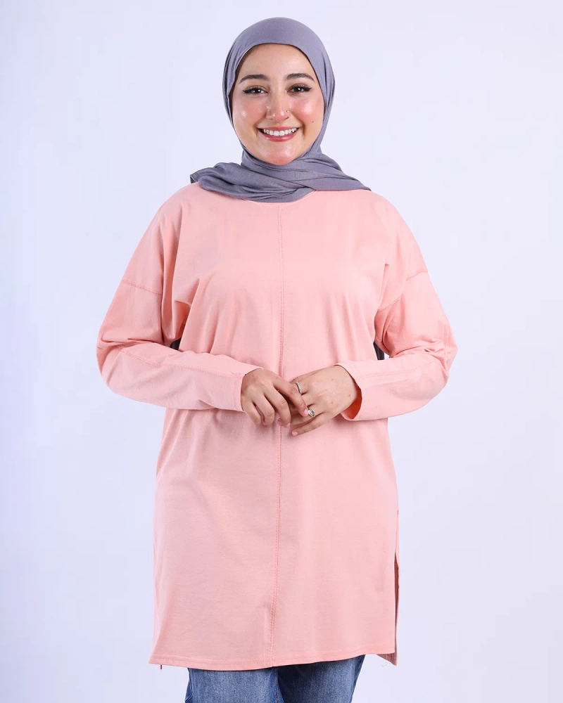 تيشرت حجابي - pink - مقاس 2