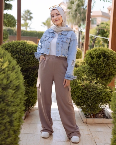 بنطلون كارجو - brown - مقاس 1
