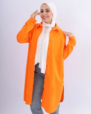 Long chemise - orange