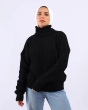 highwaist pullover - black