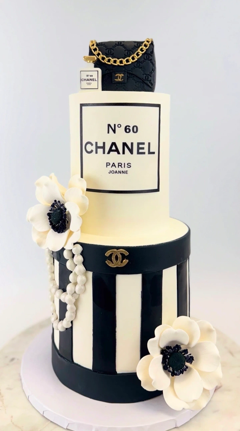 Chanel Cake - (Two Tiers 7" + 5")