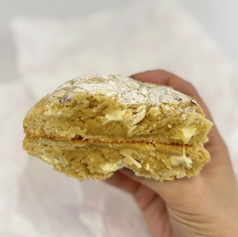 Almond Croissant Cookie with Almond Cream Filling