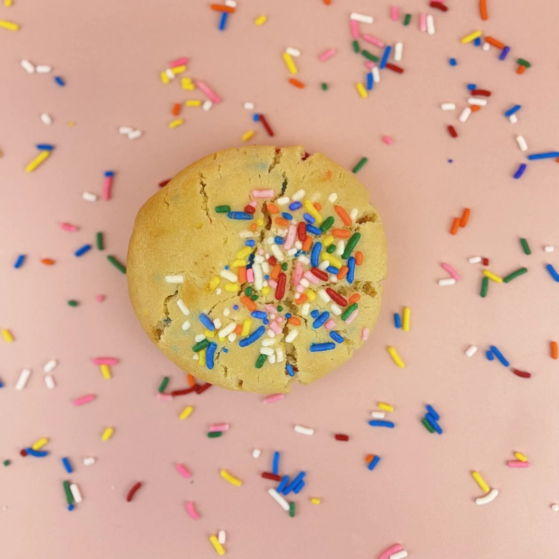 Birthday Chunky Cookies with Sprinkles