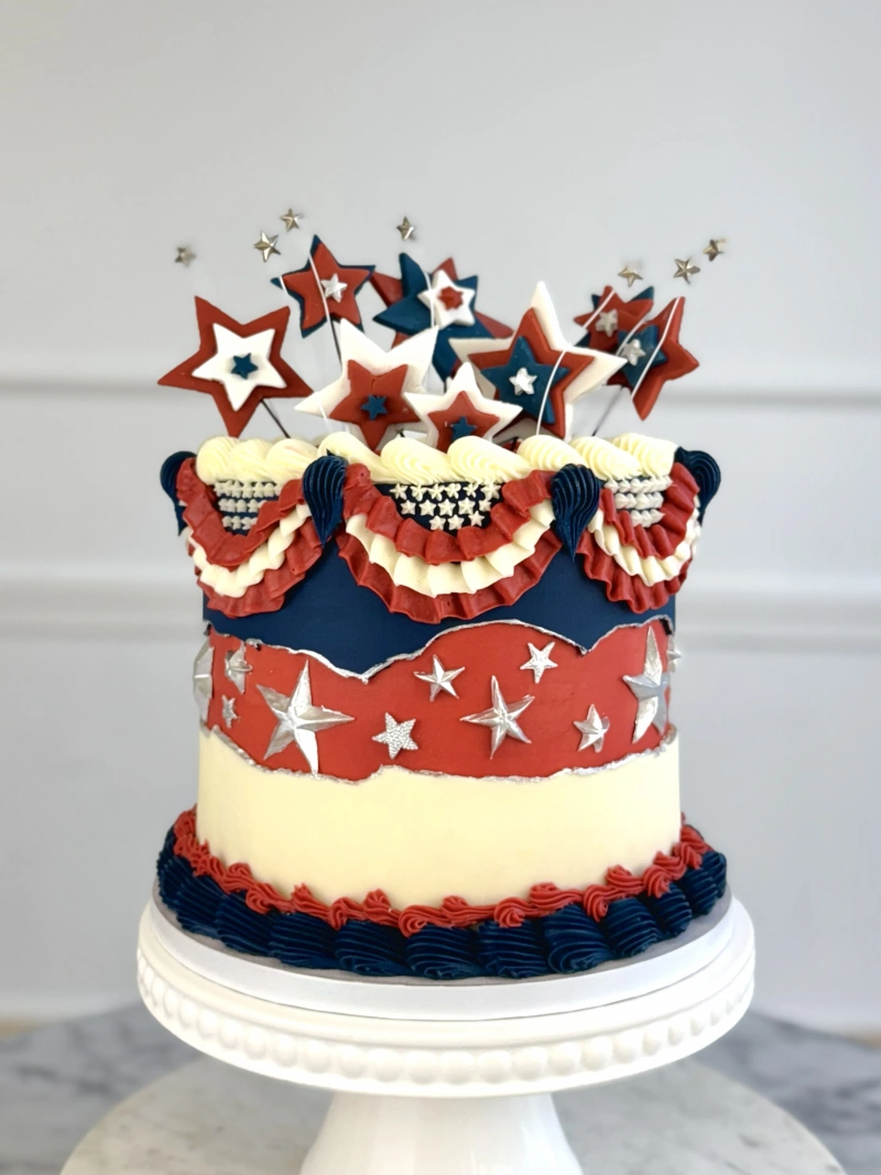 INDEPENDENCE DAY VINTAGE CAKE